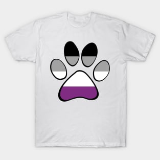 Asexual Pride Paw T-Shirt